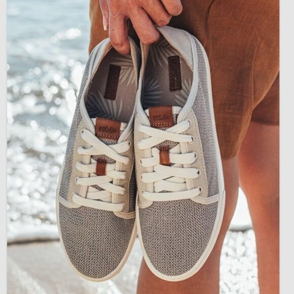 OluKai Pehuea Li Women’s 9 EU39 Sneakers Drop-In Heel Tapa Lightweight - Picture 1 of 8